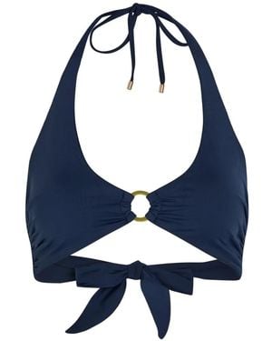 Away That Day Neckholder-Bikinioberteil - Blau