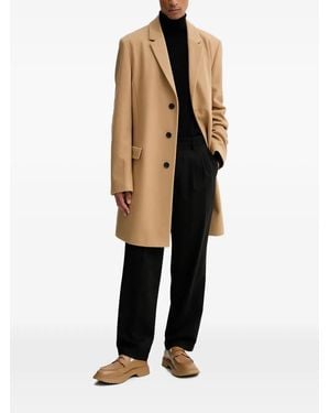 HUGO Abrigo con botones - Neutro