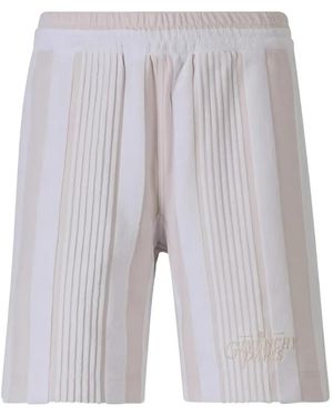 Givenchy Gestreifte Shorts - Grau