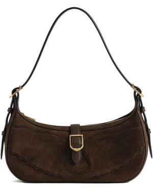 Zadig & Voltaire Moonrise Schultertasche aus Wildleder - Braun