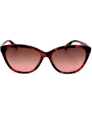 adidas Tortoiseshell-Effect Cat-Eye Sunglasses - Pink