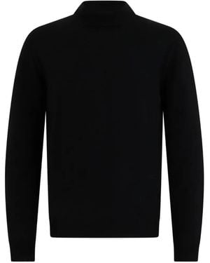 Slowear High-Neck Fine-Knit Sweater - Black