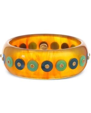 Mark Davis 18K Bakelite Bracelet - Orange