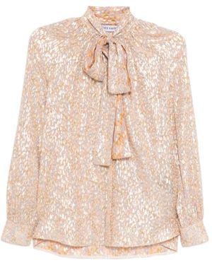 Dice Kayek Bow-Tie Shirt - Natural
