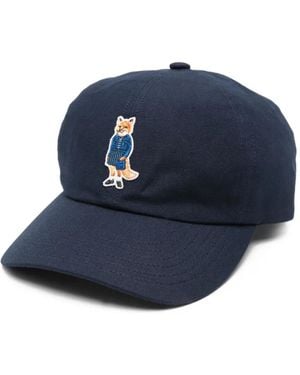 Maison Kitsuné フォックス キャップ - ブルー