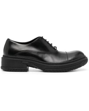 Lanvin Men Rubber Sole Derby Shoes - Black