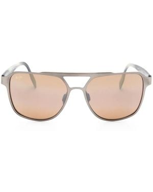 Maui Jim 2Ndreef Pilot-Frame Sunglasses - Pink