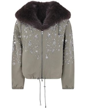 DR. HOPE Soleil Bright Sequin-Embellished Jacket - Gray