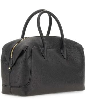 Gianni Chiarini Gemma Hammered Leather Tote Bag - Black