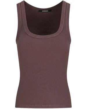 Jacquemus Canotta The Gros Grain - Viola
