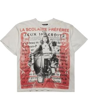 Enfants Riches Deprimes Print-Detail T-Shirt - White