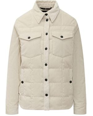 Moncler Sobrecamisa Paulet acolchada - Neutro