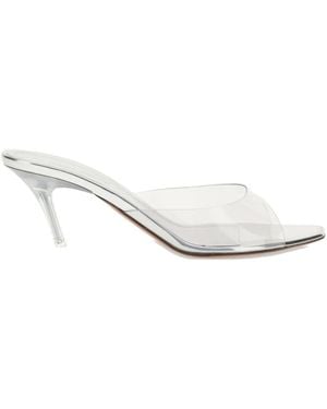 AMINA MUADDI 60Mm Alexa Glass Sandals - White