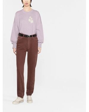 Mother Twizzi Skimp High-Waisted Jeans - White