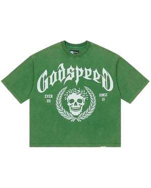Godspeed Victor Crest T-Shirt - Grün