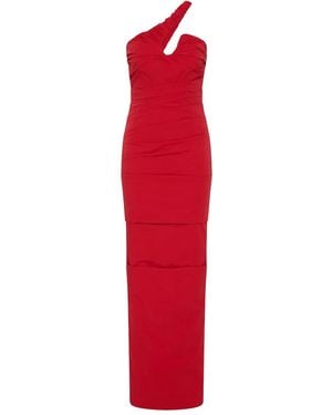 Rachel Gilbert Freda One-Shoulder Gown