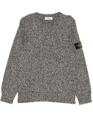 Stone Island Compass-Badge Jumper - Grey