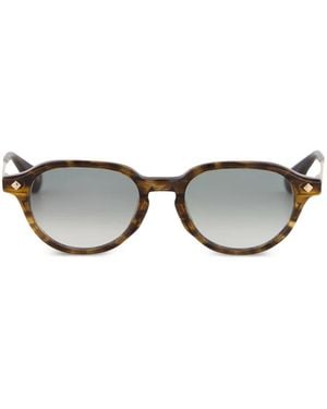 Lunetterie Generale Après-Ski Round-Frame Sunglasses - Grey