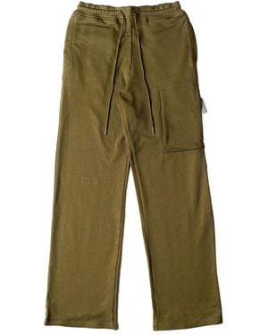 Spencer Badu Cargo-Pocket Track Trousers - Green