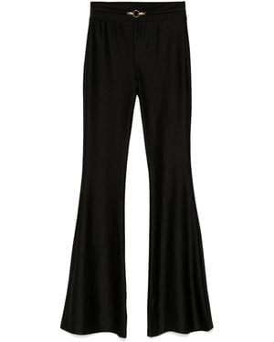 Just Cavalli Logo-Motif Trousers - Black