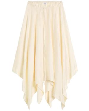 Bondi Born Ardea Square-Hem Maxi Skirt - White