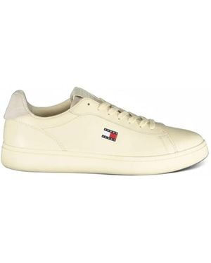 Tommy Hilfiger Archive Court Trainers - Natural