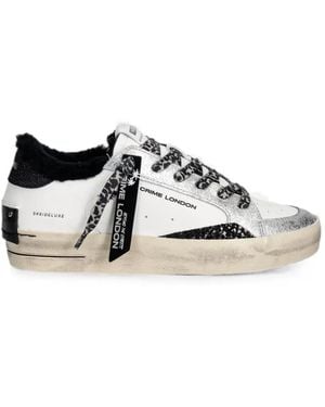 Crime London Sneakers Sk8 Deluxe - Bianco