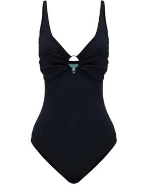 Melissa Odabash Maillot De Bain À Détail D'Anneau - Black