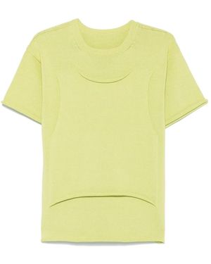 Issey Miyake ニット Tシャツ - イエロー