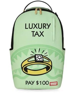 Sprayground Mochila Monopoly Paid Up - Verde