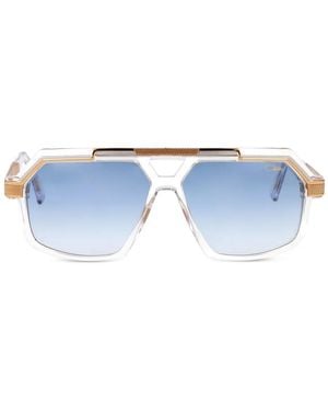 Cazal Pilot-Frame Sunglasses - Blue