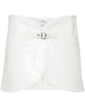 Courreges Minigonna Ellipse - Bianco