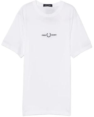 Fred Perry Crew Neck T-Shirt - White