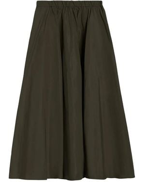 Aspesi Falda con cinturilla elástica - Verde