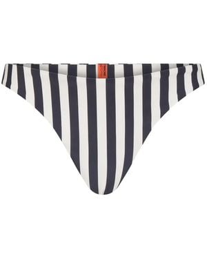 Simon Miller Bwai Striped Bikini Bottom - White