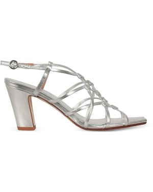 Aeyde Acacia Strappy Sandals - White