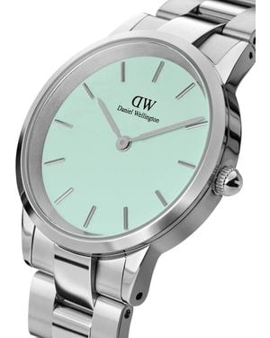 Daniel Wellington Iconic Link Mint 28mm 腕時計 - グリーン