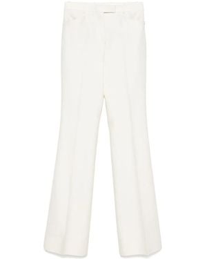 Tom Ford Twill-Weave Tailored Pants - White