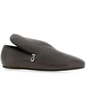 Kiko Kostadinov Petrel Asymmetrical Zip Loafers - Grey
