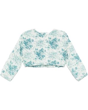 Antik Batik Cinz クロップドトップ - ブルー