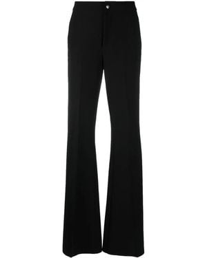 Philipp Plein Mid-Rise Flared Trousers - Black