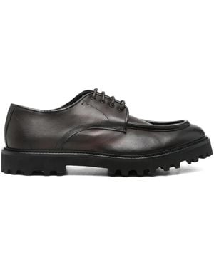 F.LLI RENNELLA Derby-Schuhe aus Leder - Schwarz