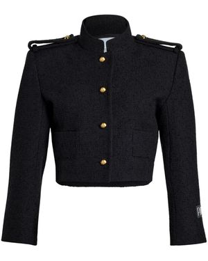 Patou Cropped Sailor Jacket - Blue