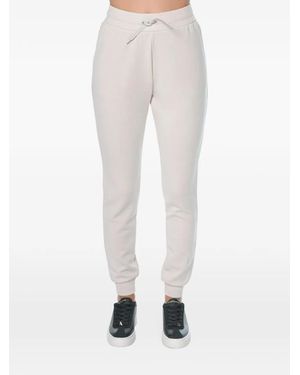 ARMANI EXCHANGE Drawstring-Waist Track Trousers - White