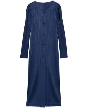Pleats Please Issey Miyake Monthly Colors: February Turtle Neck - Blue