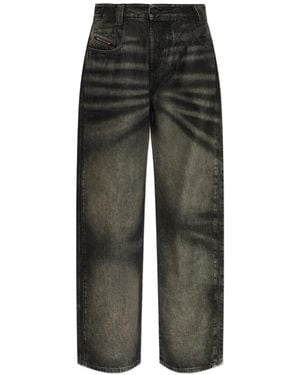 DIESEL Vaqueros Holgados 1982 D-Hakou De Talle Alto - Negro