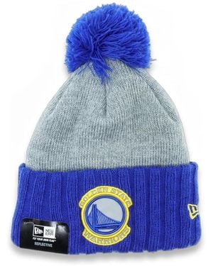 KTZ Golden State Warriors Pom-Pom Beanie - Blue