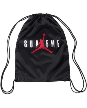 Supreme X Jordan Drawstring Backpack - Black