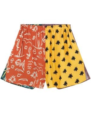 Donde Esteban Estrellitas Shorts - Orange