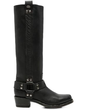 Mexicana Candela Leather Boots - Black